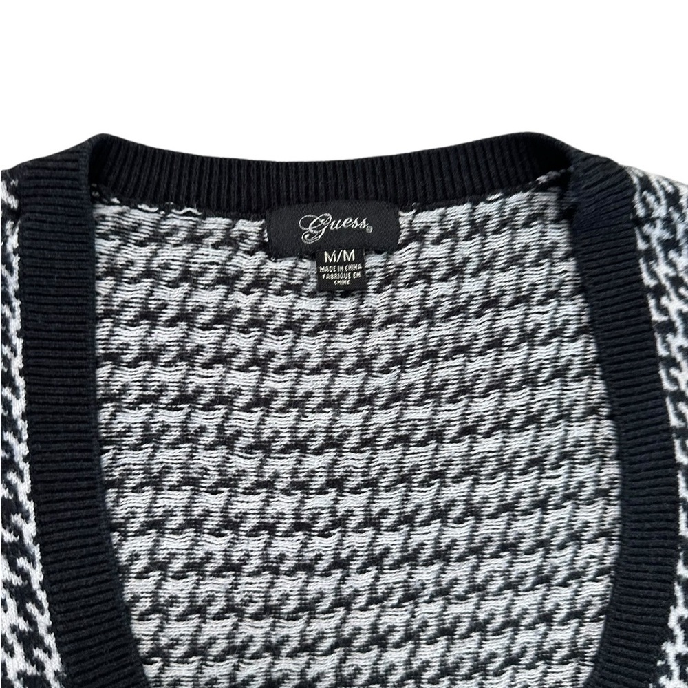 Guess Women's Black and White Sleeveless Top Size M - Picture 9 of 17